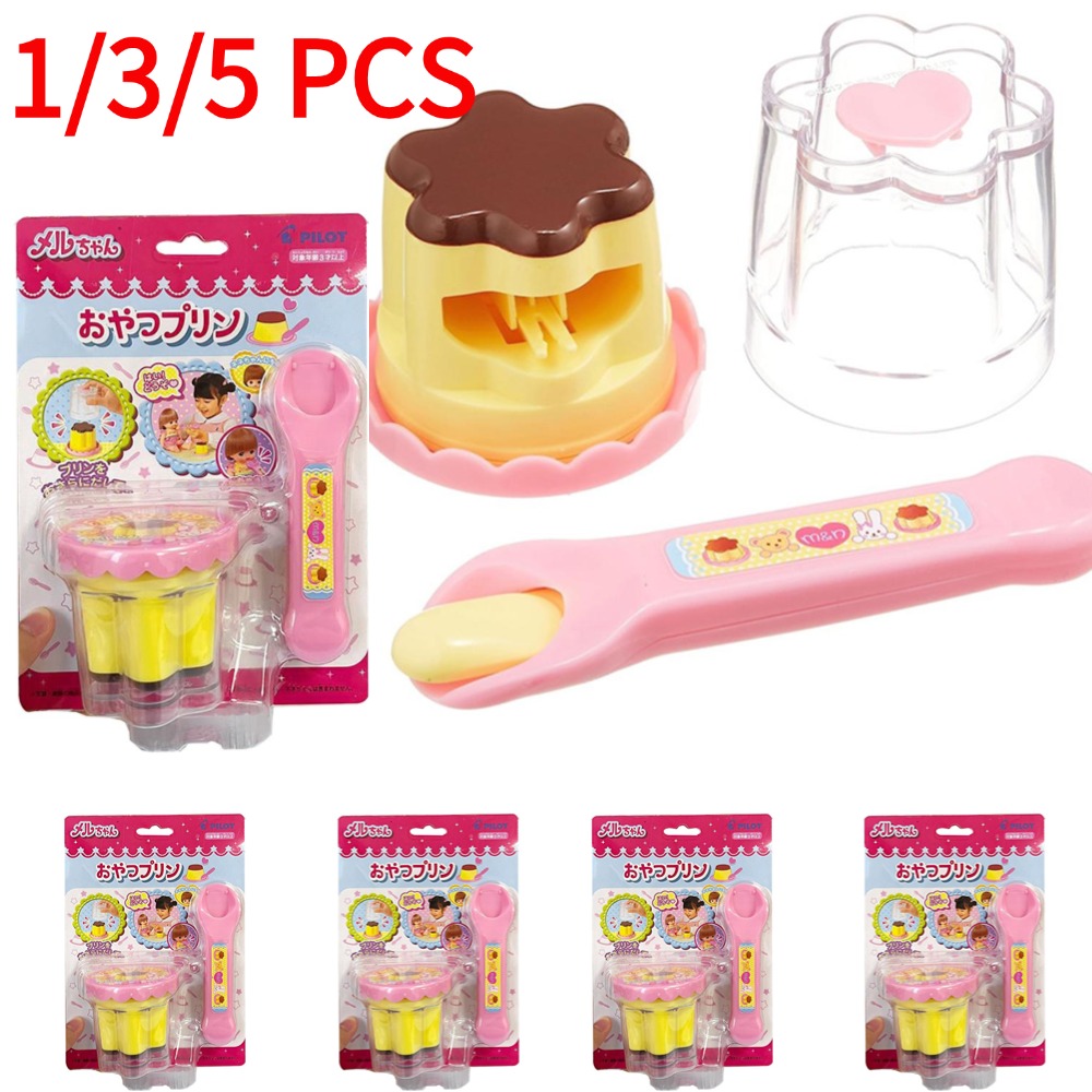 Japanese For Lifestyle - 1/3/5 pçs conjunto de pudim brinquedo