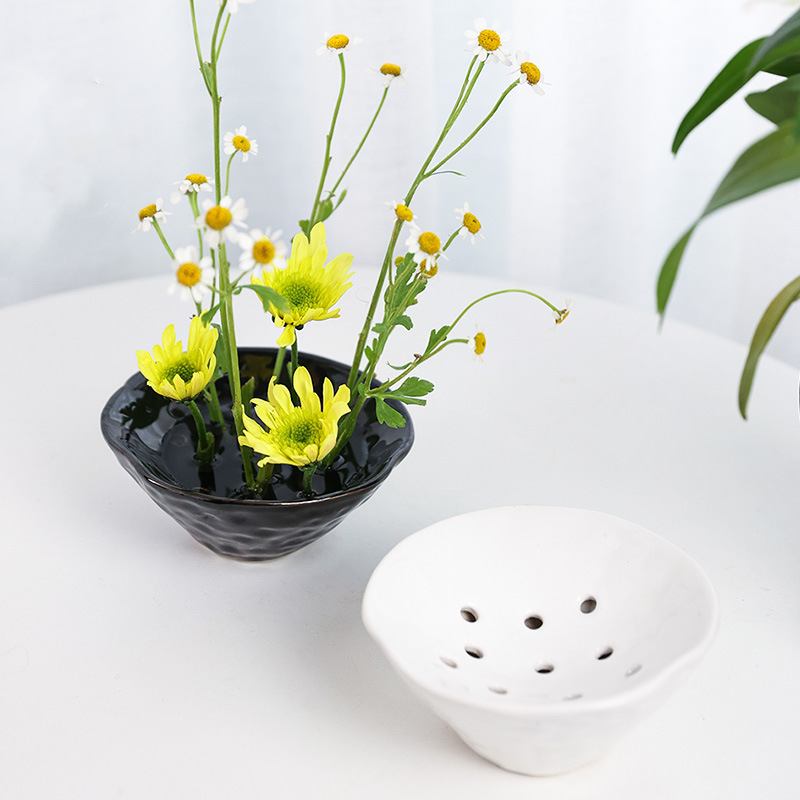 Cerâmica cavernas flor tigelas - Ikebana Vase Kenzan avaliação e preço
