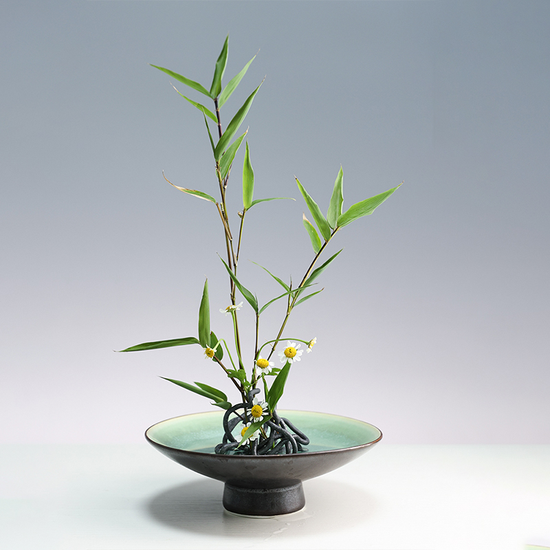 Base de vaso de flores japonês - Ikebana Vase Kenzan avaliação e preço