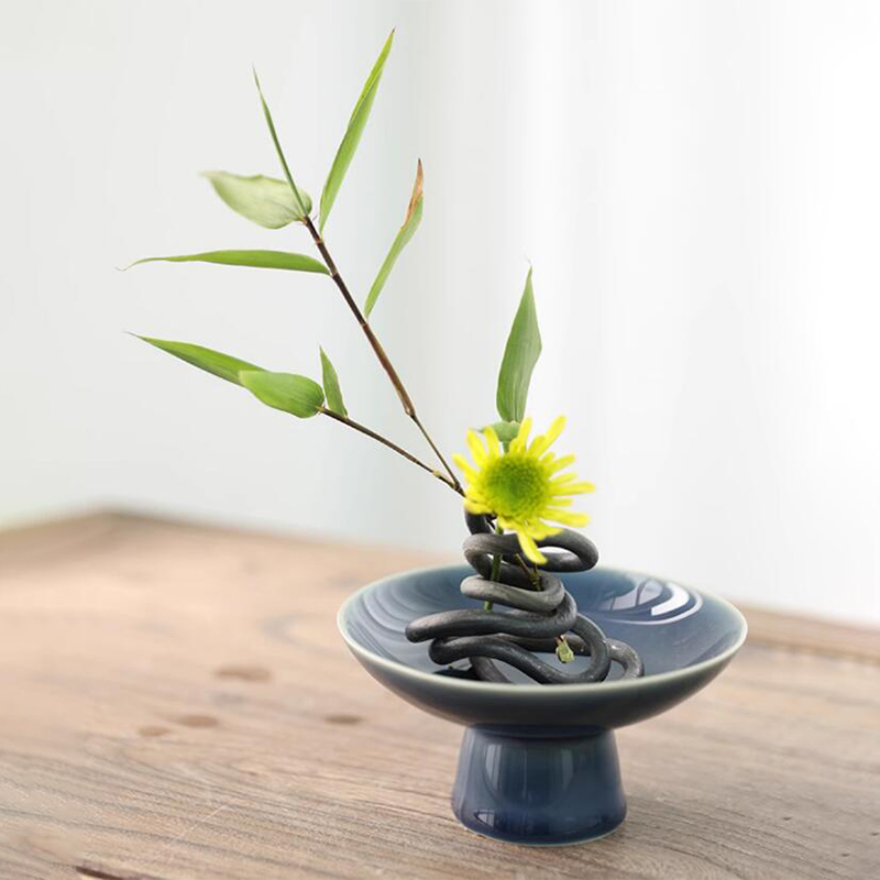 Base de vaso de flores japonês - Ikebana Vase Kenzan avaliação e preço