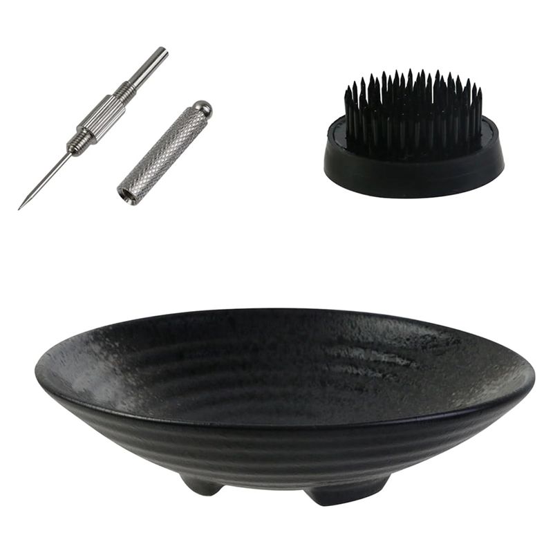 Kit de Vaso Ikebana, Tigela Ik - Ikebana Vase Kenzan avaliação e preço