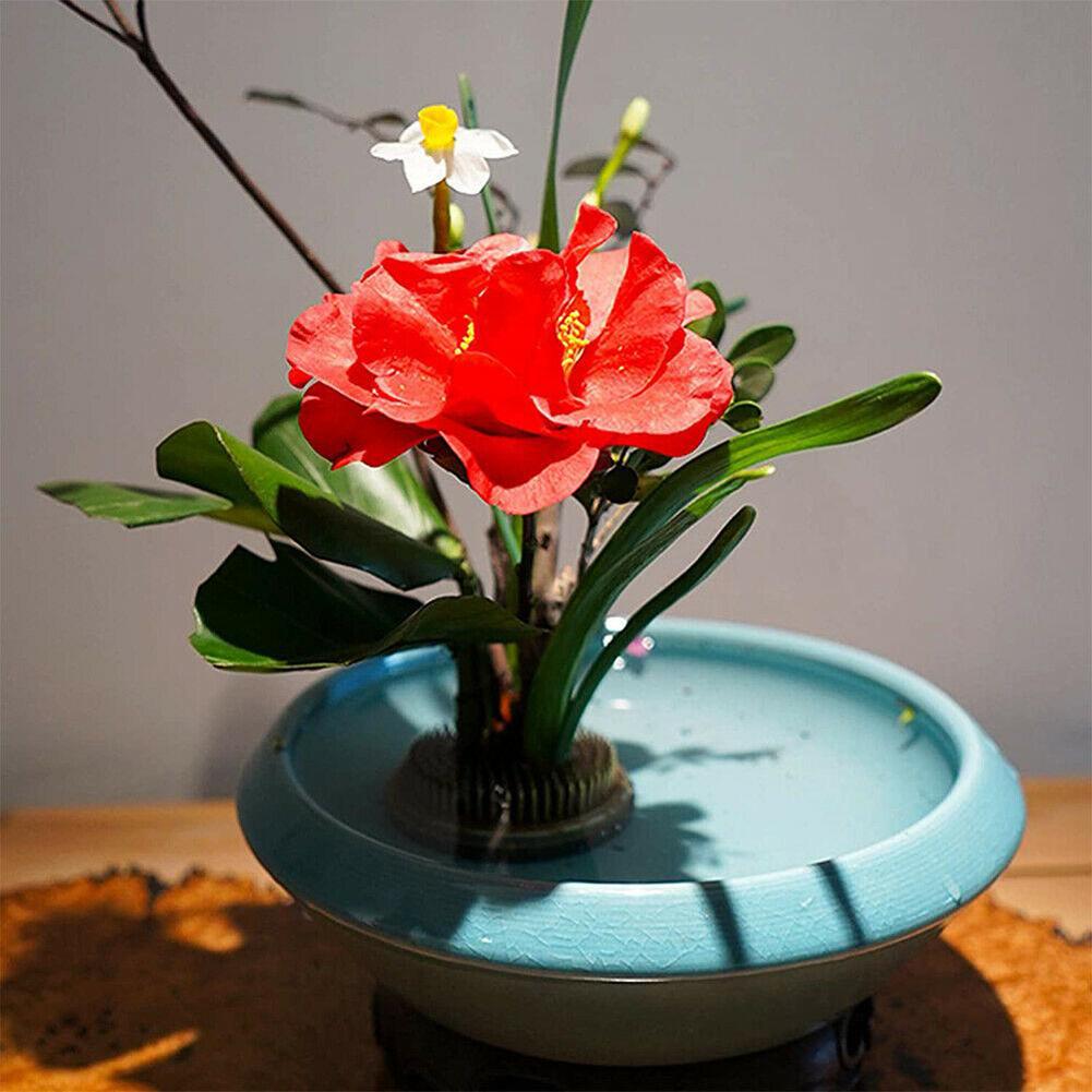 Suporte de base de flor redond - Ikebana Vase Kenzan avaliação e preço