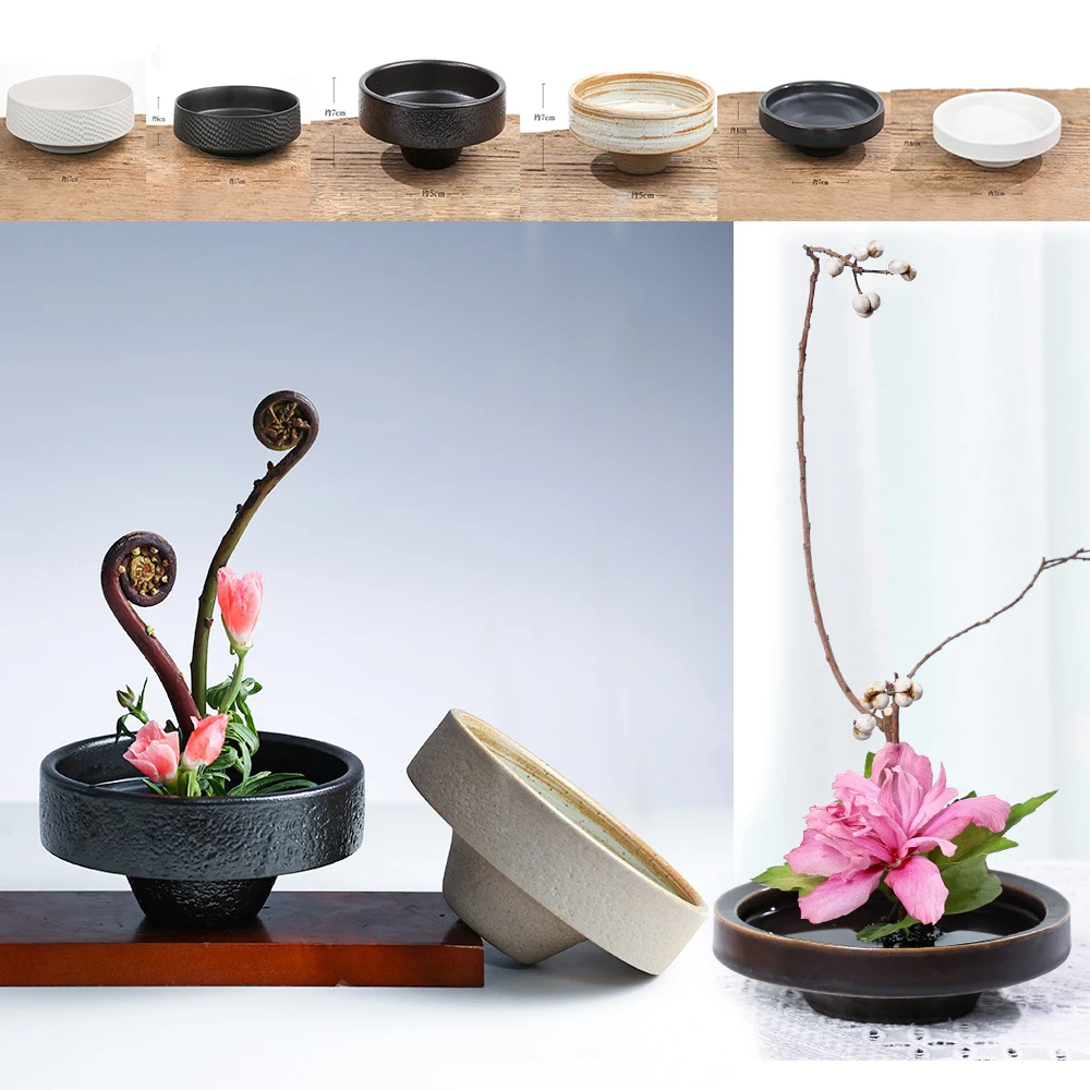 Sapo japonês vaso de cerâmica, - Ikebana Vase Kenzan avaliação e preço