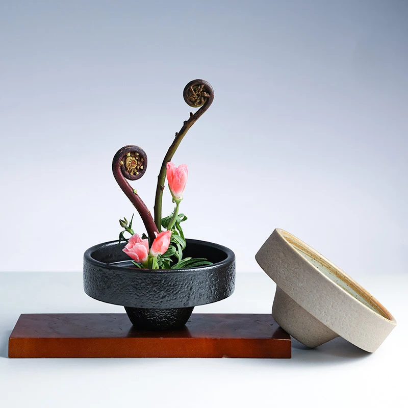 Sapo japonês vaso de cerâmica, - Ikebana Vase Kenzan avaliação e preço